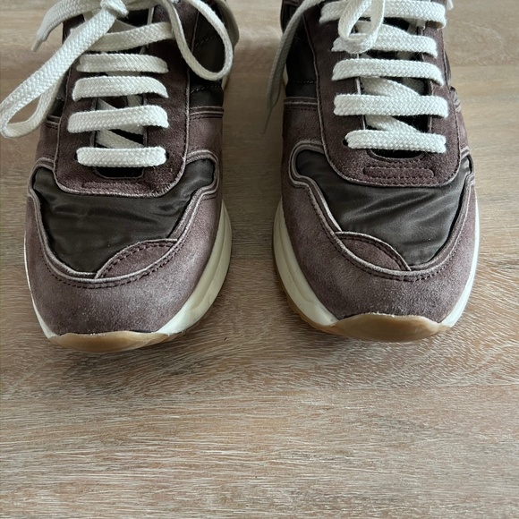 Woman by Common Projects  Brown Track Premium Sneakers - Picture 7 of 13